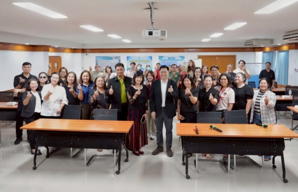 กองบริหารงานคณะสัตวแพทยศาสตร์ จัดอบรมการพัฒนาระบบบริหารจัดการภาระงานบุคลากร (E-Workload)