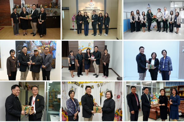 คณบดีคณะสัตวแพทยศาสตร์ รองศาสตราจารย์นฤพนธ์ คำพา พร้อมด้วยทีมผู้บริหาร ได้เดินทางเข้าสวัสดีปีใหม่และอวยพรเนื่องในโอกาสขึ้นปีใหม่ พ.ศ. 2569