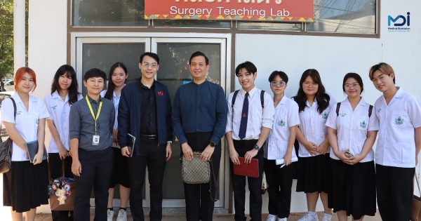 คณะสัตวแพทยศาสตร์ ให้การต้อนรับคณาจารย์และนักศึกษาจาก สาขาเวชนิทัศน์  คณะแพทยศาสตร์ มหาวิทยาลัยขอนแก่น